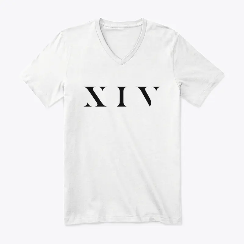 XIV White V-Neck